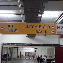 Parking Signage - Equinox Converge Project