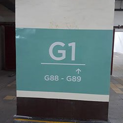 Parking Signage - Equinox Converge Project