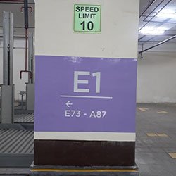 Parking Signage - Equinox Converge Project