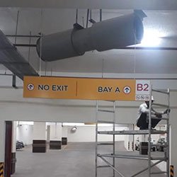 Parking Signage - Equinox Converge Project