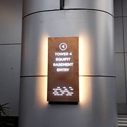 Wayfinding Signage - Equinox Converge Project