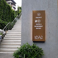 Wayfinding Signage - Equinox Converge Project