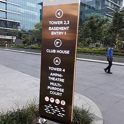 Wayfinding Signage - Equinox Converge Project