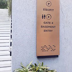 Wayfinding Signage - Equinox Converge Project