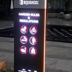 Wayfinding Signage - Equinox Converge Project