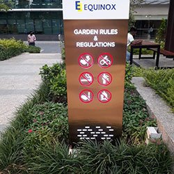 Wayfinding Signage - Equinox Converge Project