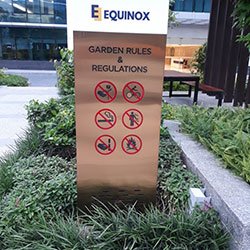 Wayfinding Signage - Equinox Converge Project